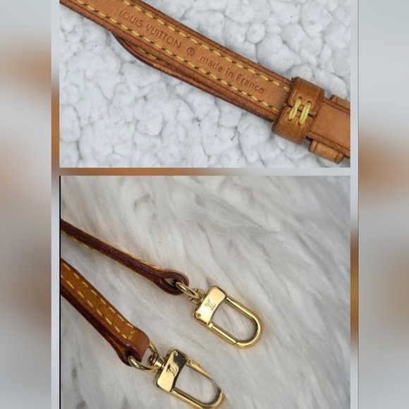 Vintage Louis Vuitton Pochette Accesories Crossbody Bag With Branded Long Strap - Picture 16 of 17